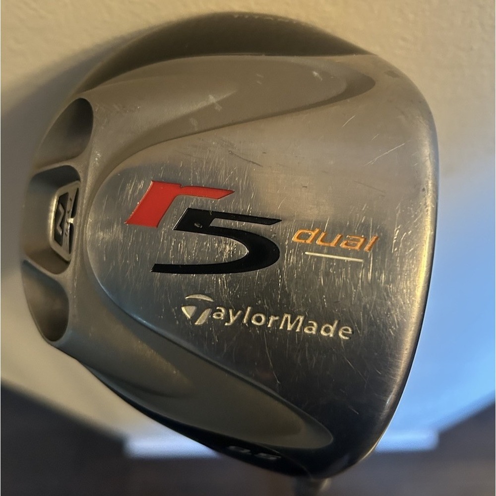 TaylorMade R5 Dual 9.5*‎ Driver RH Aldila NV 65-S 350 Shaft 45" With Head Cover